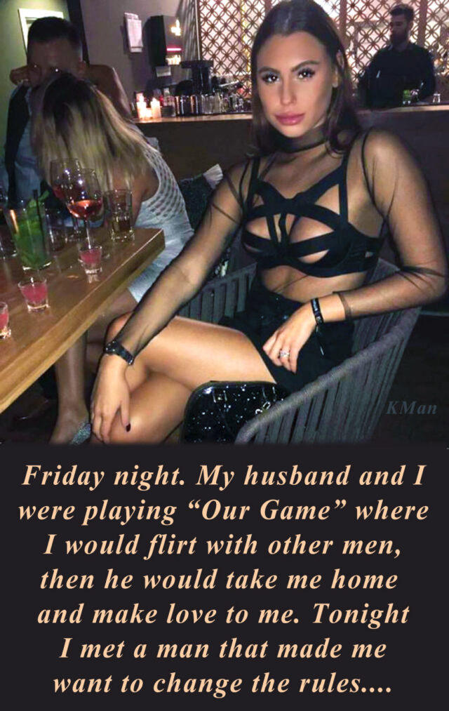 Friday night. My husband and I were playing 
